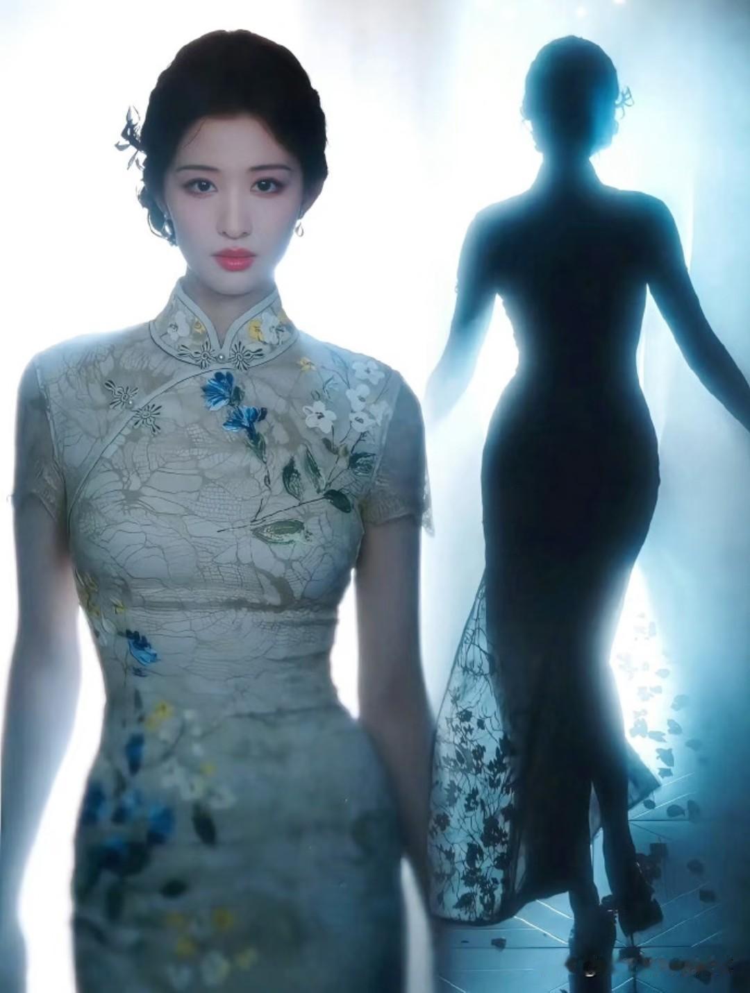 都说王楚然是天选旗袍美人，可对比下来，我反倒觉得宋轶穿出的韵味要好上太多。王楚