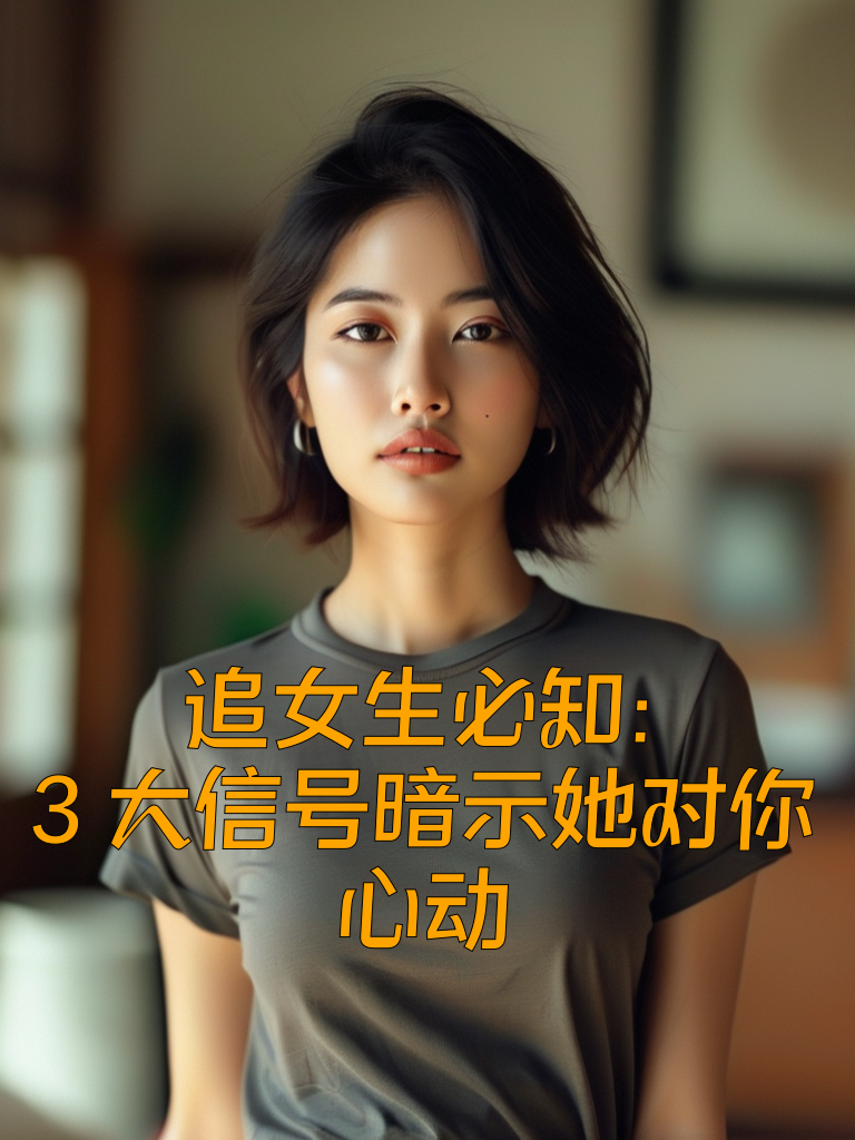 追女生必知：3大信号暗示她对你心动