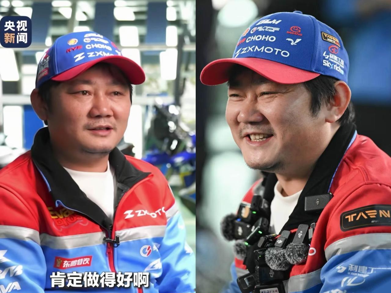 台湾媒体人喊：“张雪，跟台湾朋友说两句！”张雪张口就来“台湾的车友们好呀