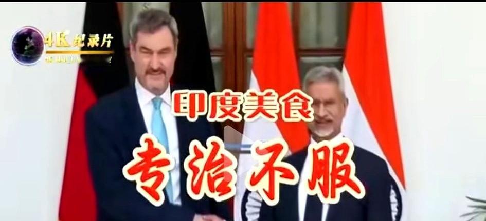 刷到这新闻我直接一口老痰喷屏幕上德国州长去印度,吃顿饭拉到脱虚,四天行程三天拉稀