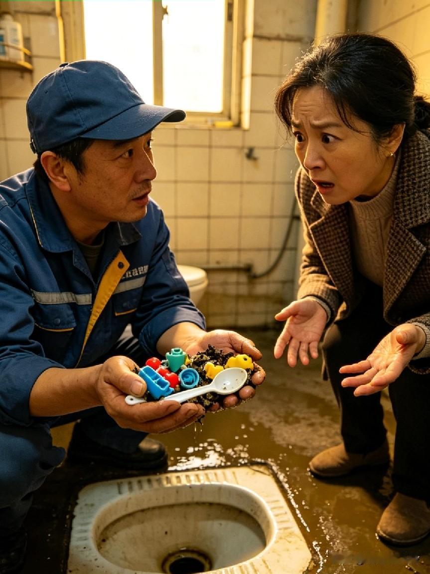 花三百块找人上门通下水道，师傅修完说：你这不是堵，是有“惊喜”！我家厨房下水