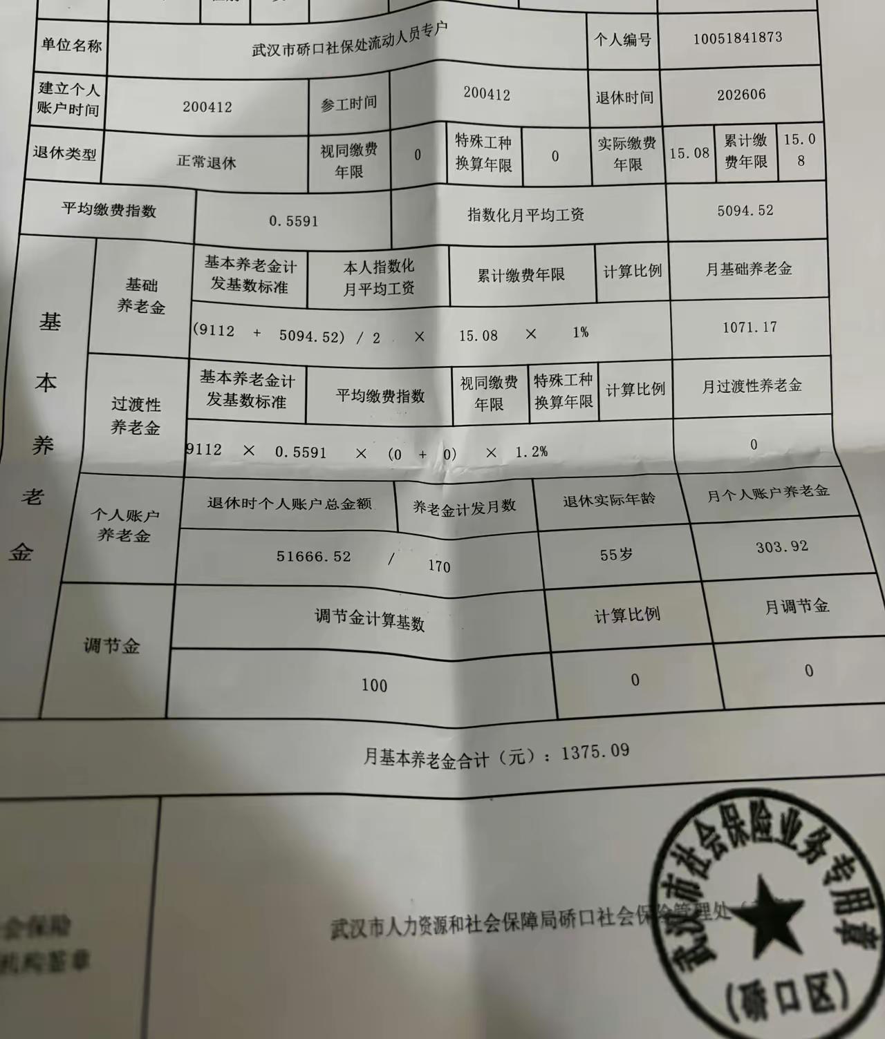 交社保到底划不划算呢？这个人交了15年的社保，账户余额51000多块钱，然后