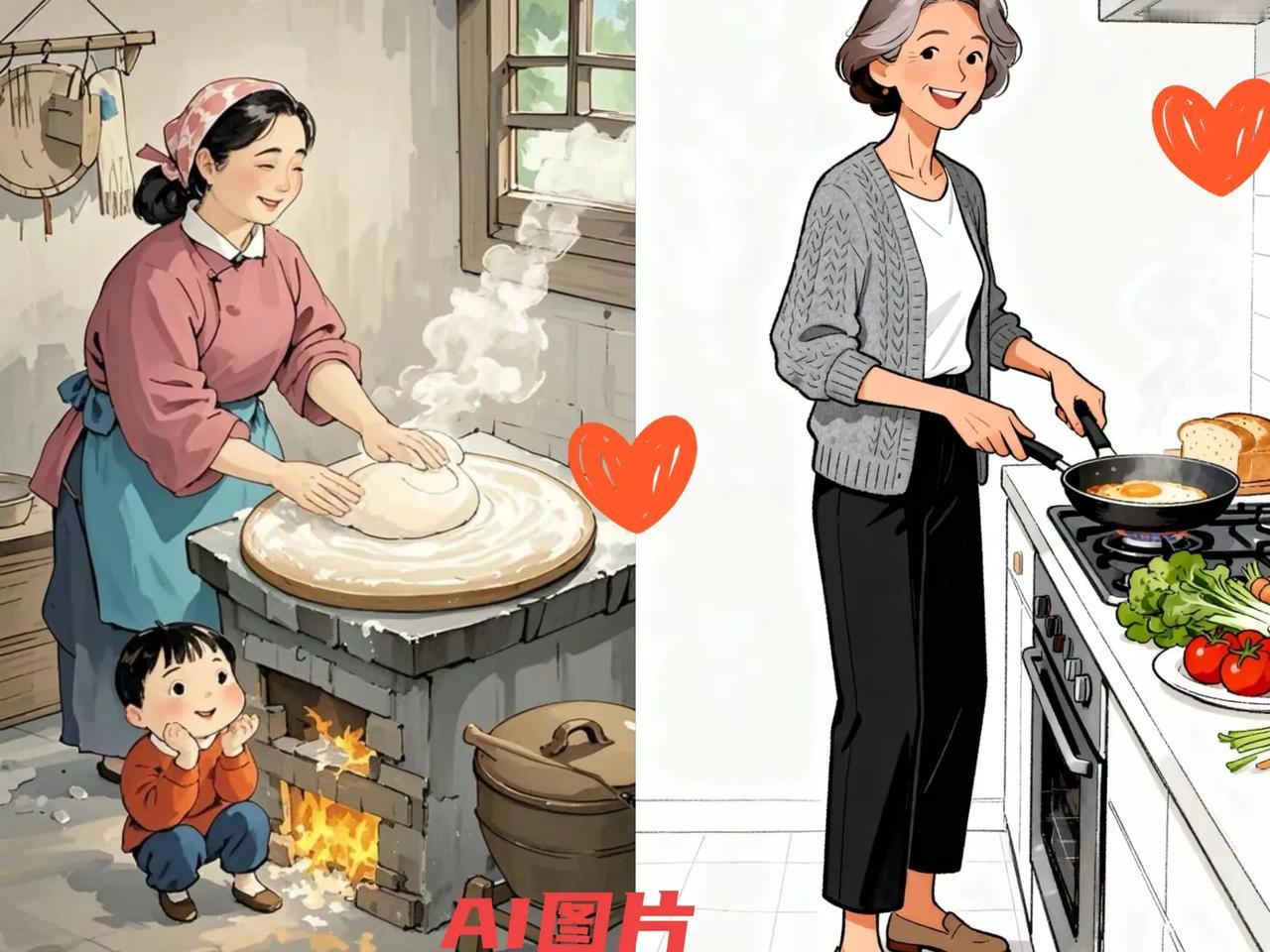 我特别羡慕我妈。​我妈有四千多退休金，我才两千多。九十年代初，场里出台给