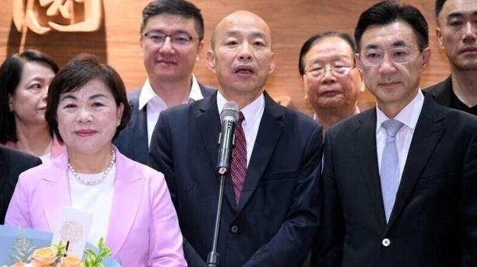 一无所获，台湾很失望。北京时间6月27日，台湾立法院长韩国瑜在当晚9时30分左右