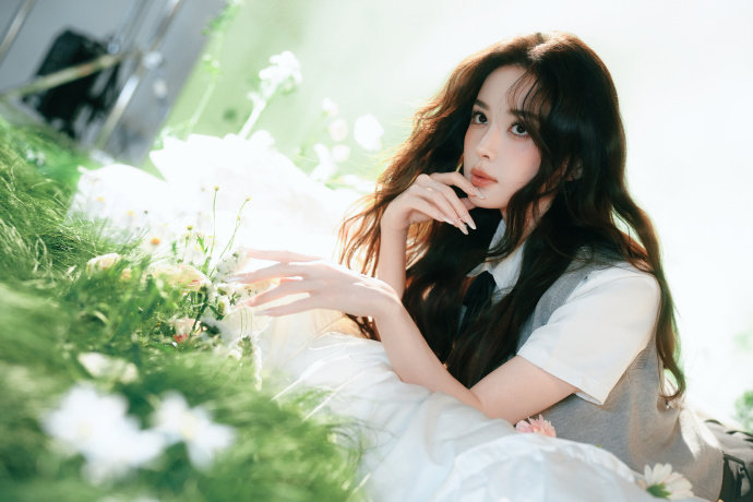 娜扎的春日来信娜扎校园风娜扎的春日来信，娜扎校园风，谁懂我们的校园纯欲风的学