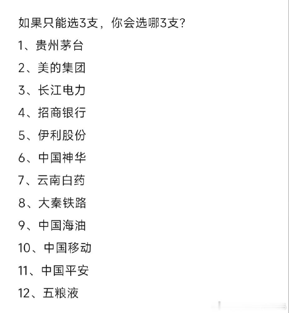 买哪个不知道，但是一定要把五粮液踢出去。五粮液，117的时候买过，97的时候买过