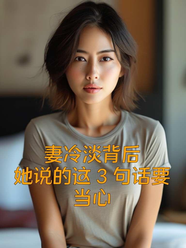 妻冷淡背后，她说的这3句话要当心