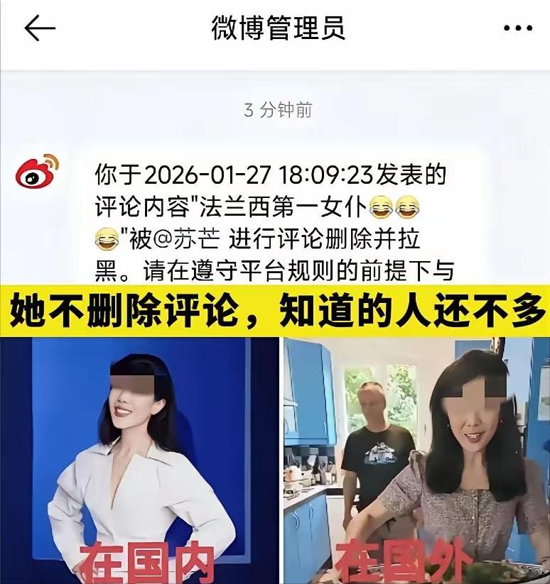 一句“法兰西第一女仆”，让她破防了。那个曾经在京圈名利场呼风唤雨，永远站在C位