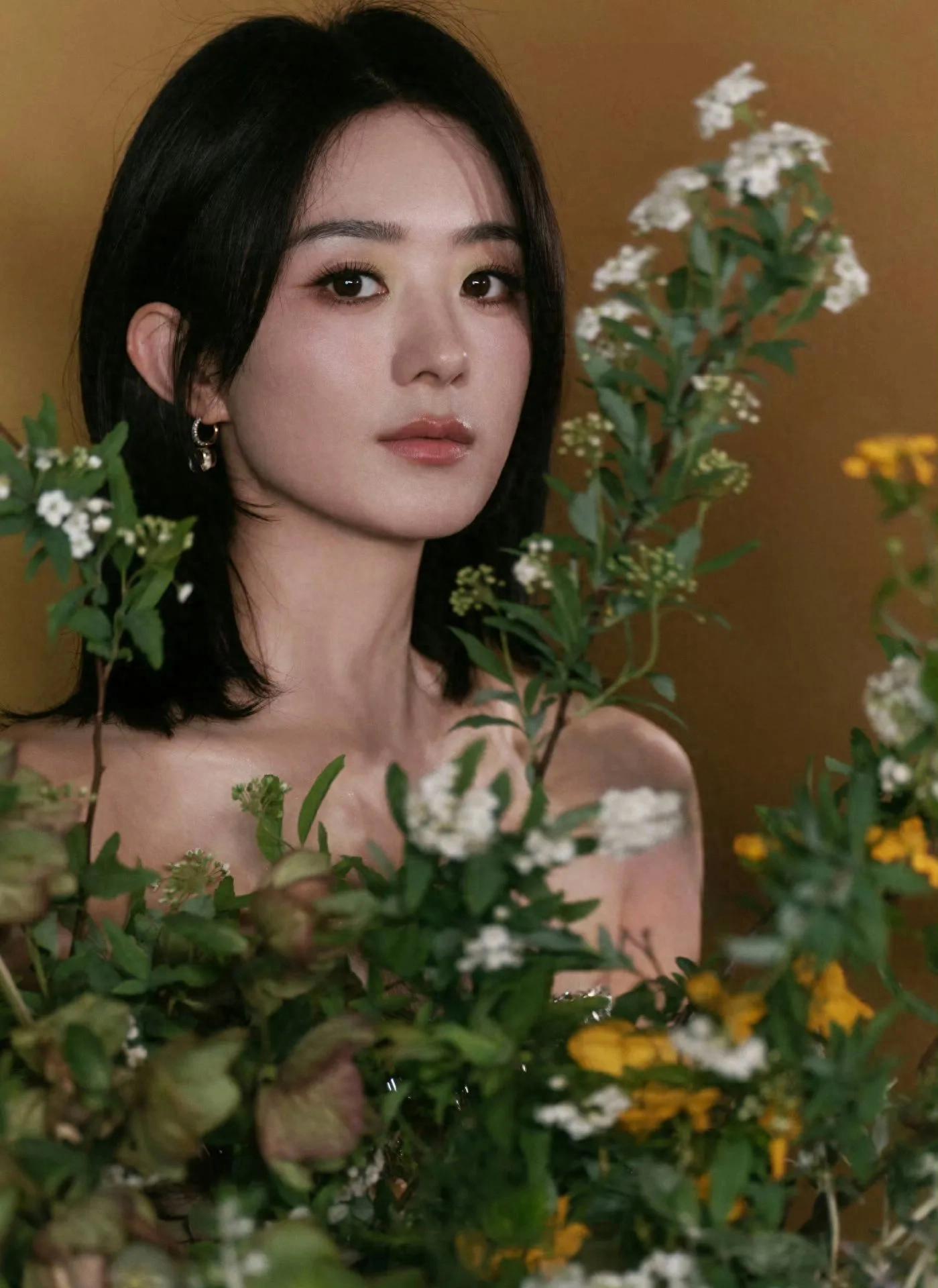 赵丽颖优雅唯美公主造型：春色入画，向阳而生！
