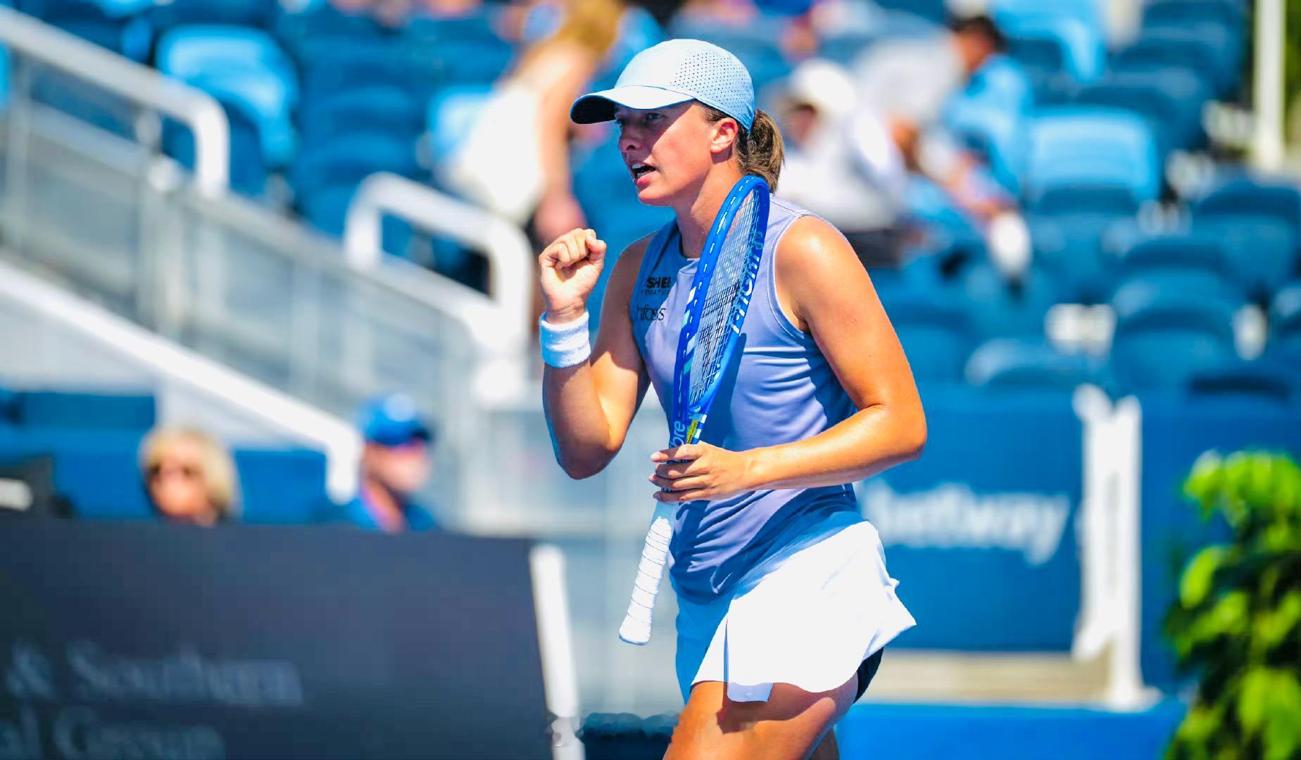 斯瓦泰克1000赛第11冠辛辛那提WTA1000决赛三号种子斯瓦泰克🇵🇱以