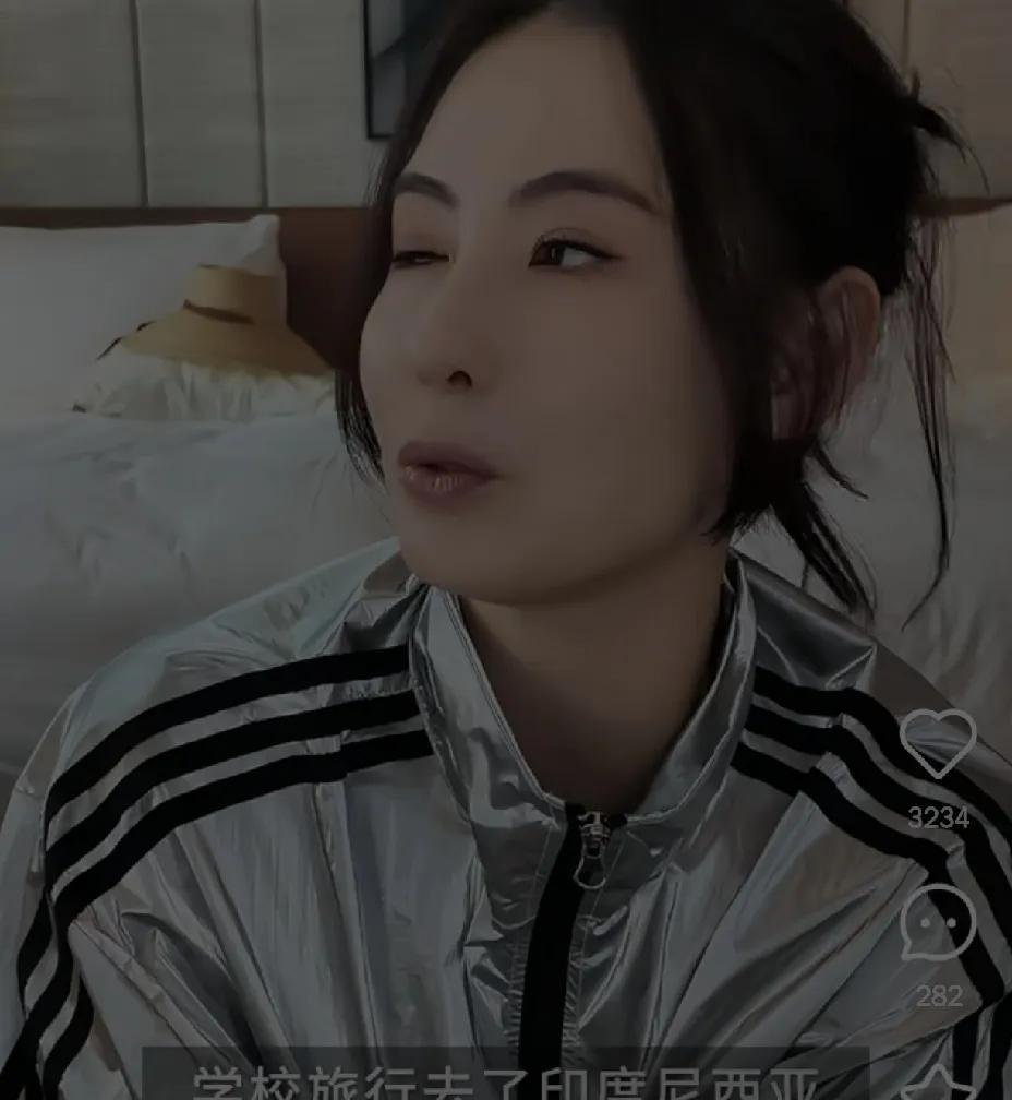 张柏芝，太激动了！5月31日下午，张柏芝在社交平台发布了一段视频，张柏芝真是肉