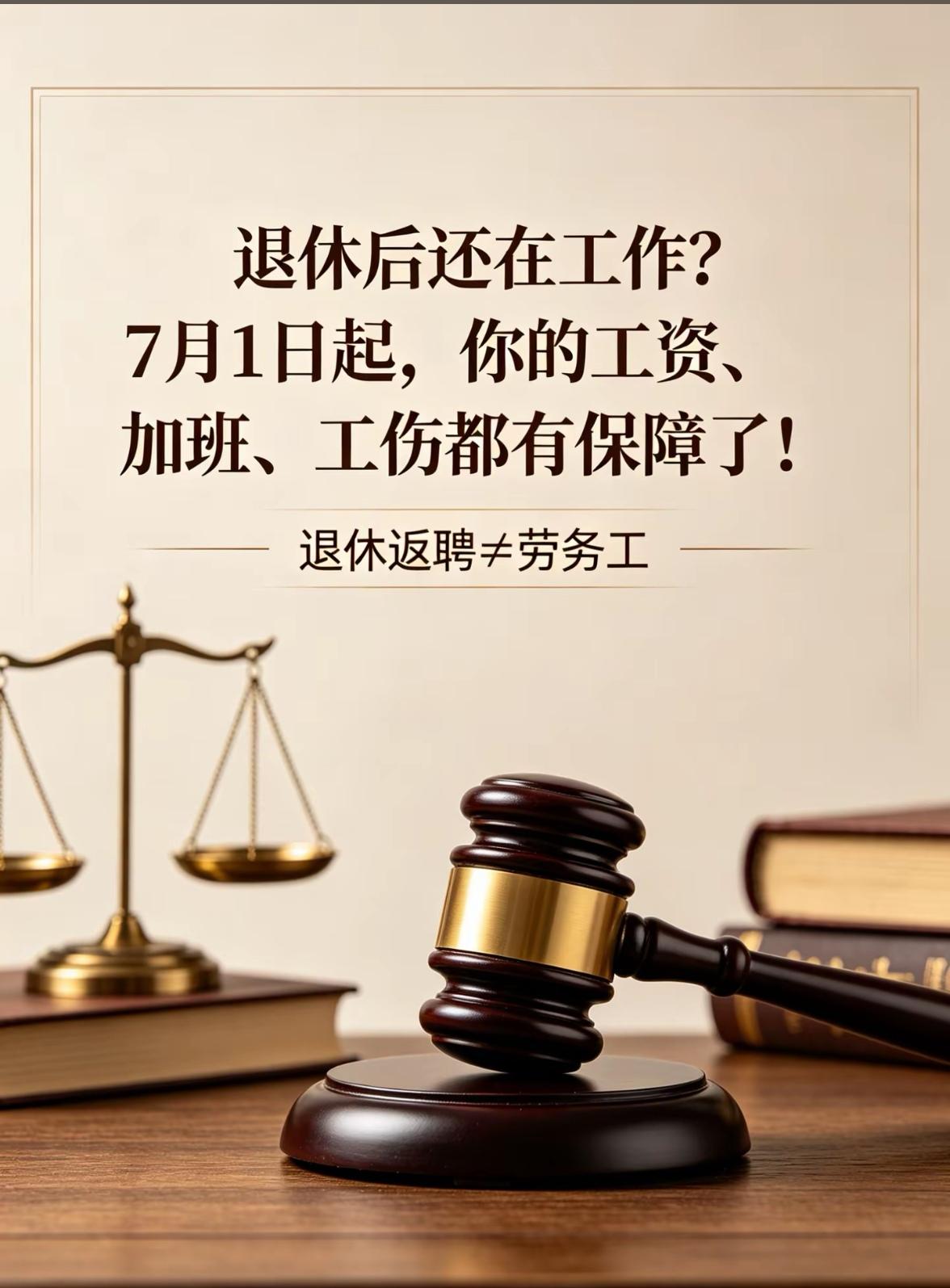 大喜讯！7月1日起，超龄打工人终于被国家看见了​如果你家也有退休后还在工作的