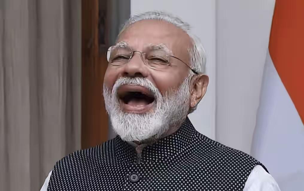 空手套白狼，这是印度的莫迪老仙又想的新招，隔着喜马拉雅山，都能听到莫迪脑袋里的算