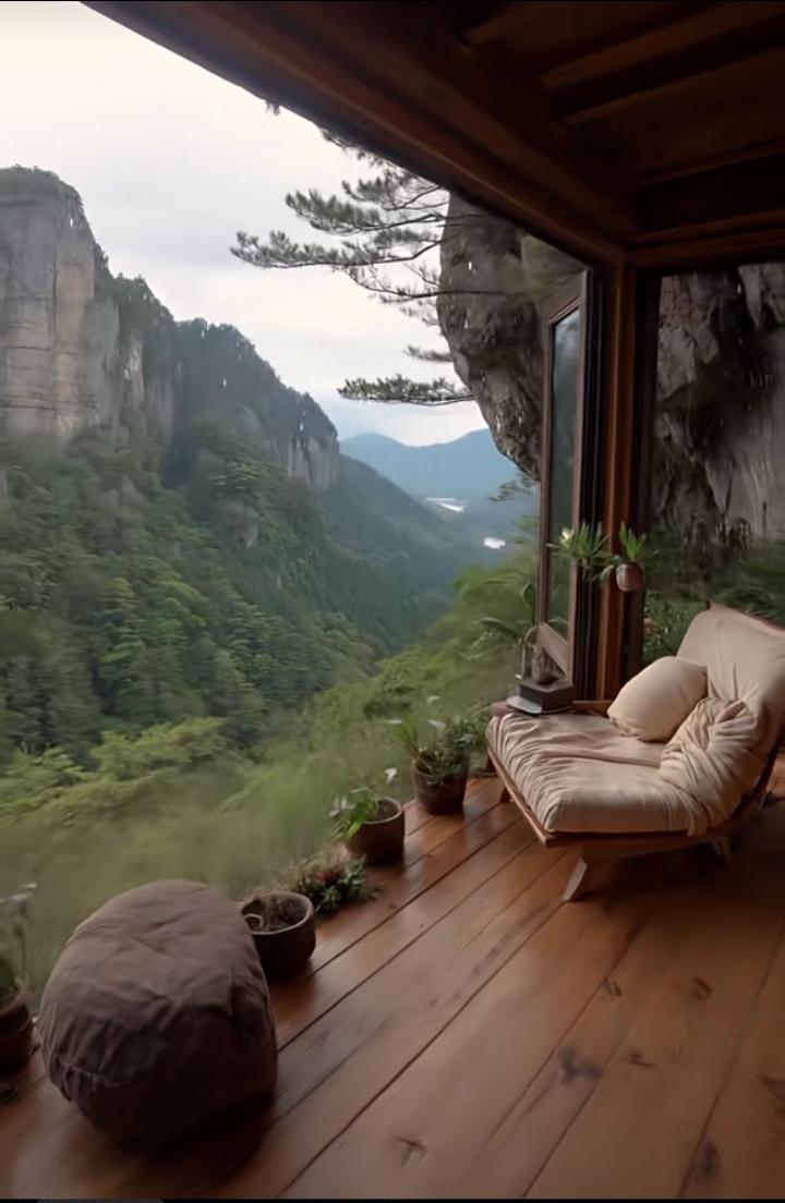 住在这样一个地方，远离尘世的喧嚣，耳根清净，心灵放假。即使核大战爆发，至少能存