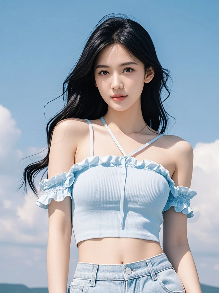 今天的天空像被P过？不，是我的快乐在发光