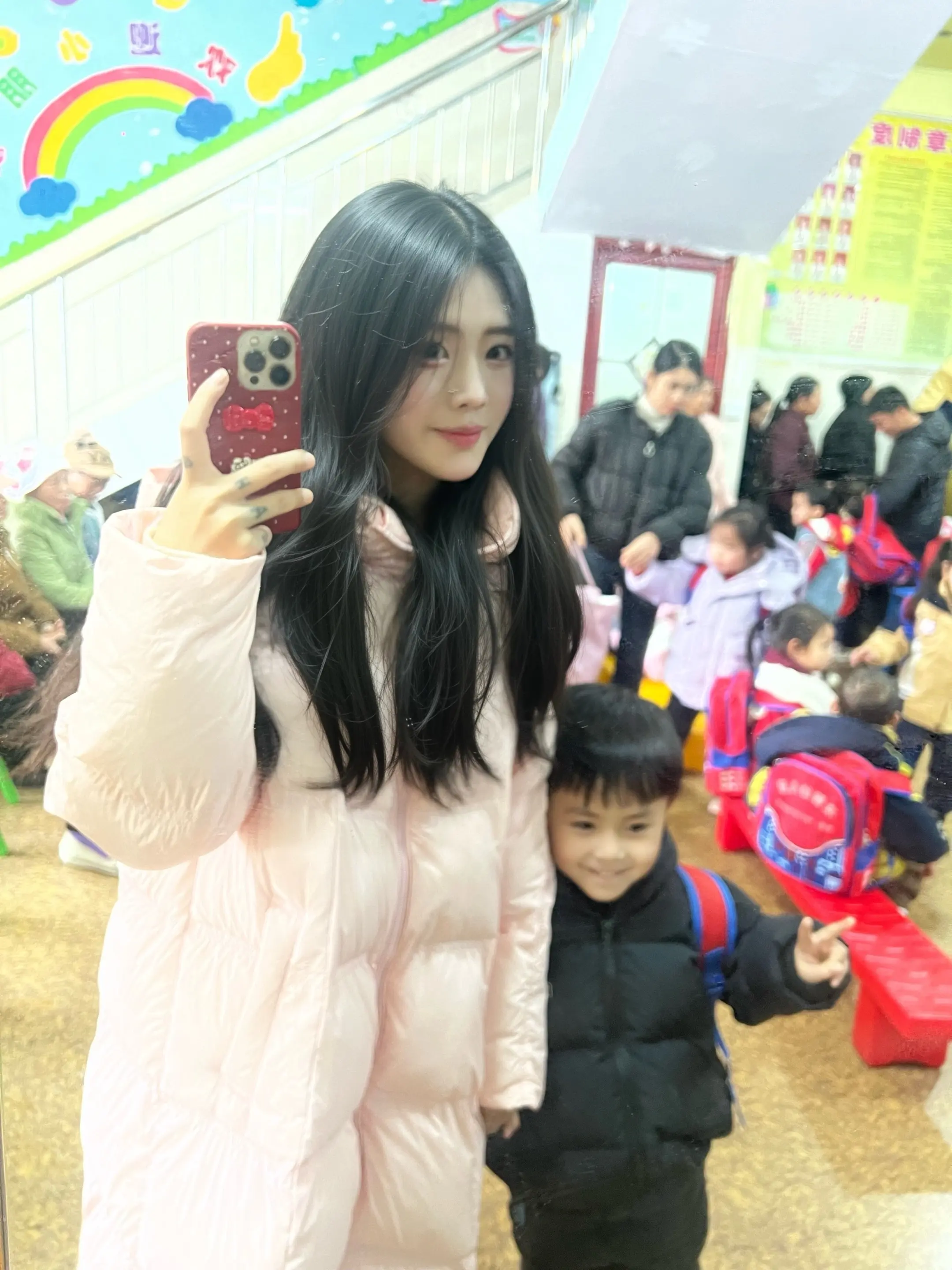 第一次开儿子的家长会～