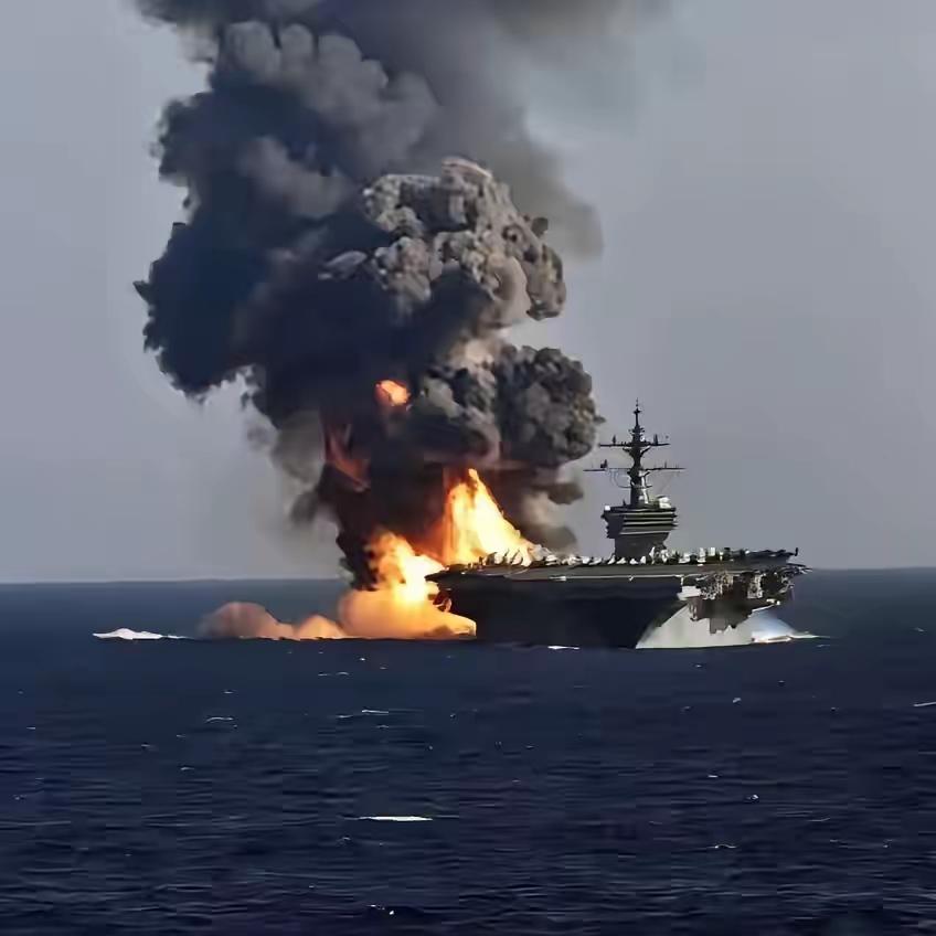 别再说随便击沉美国航母了！不要说一发东风导弹搞沉美国航母了，别看胡塞好像能打到美