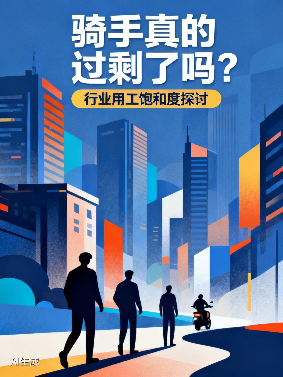 骑手都过剩了还不去干别的？首先我们要问一个问题，骑手真的过剩了吗？如果骑手真的过