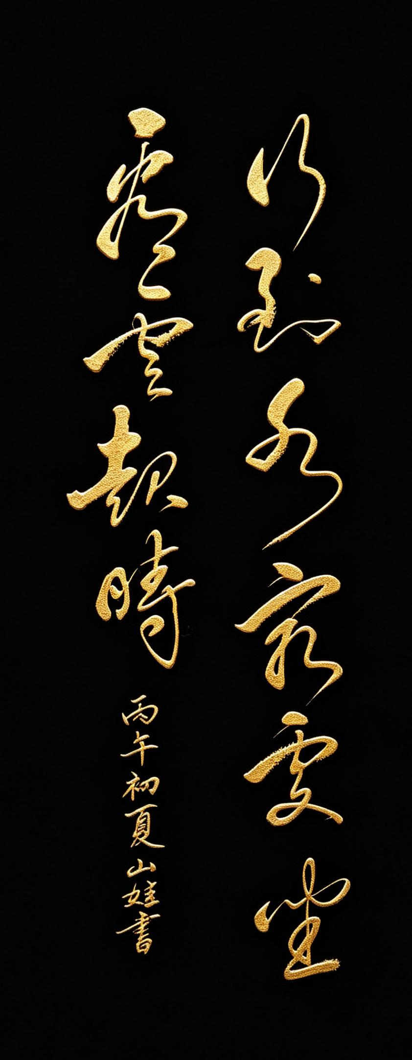 这幅书法作品，狂放又带劲！寥寥书法字迹，藏着内敛沉稳的气度，舒展从容的格局。不