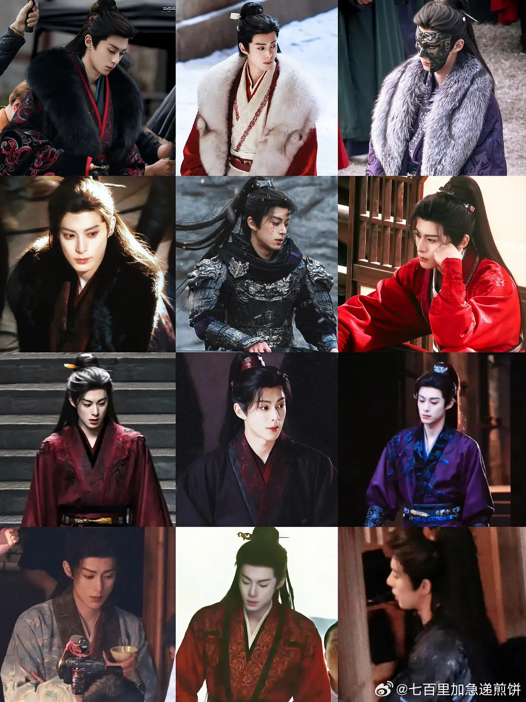 王鹤棣将门独后路透，拍摄第27天，15+套衣服帅哥就是能扛住一切造型