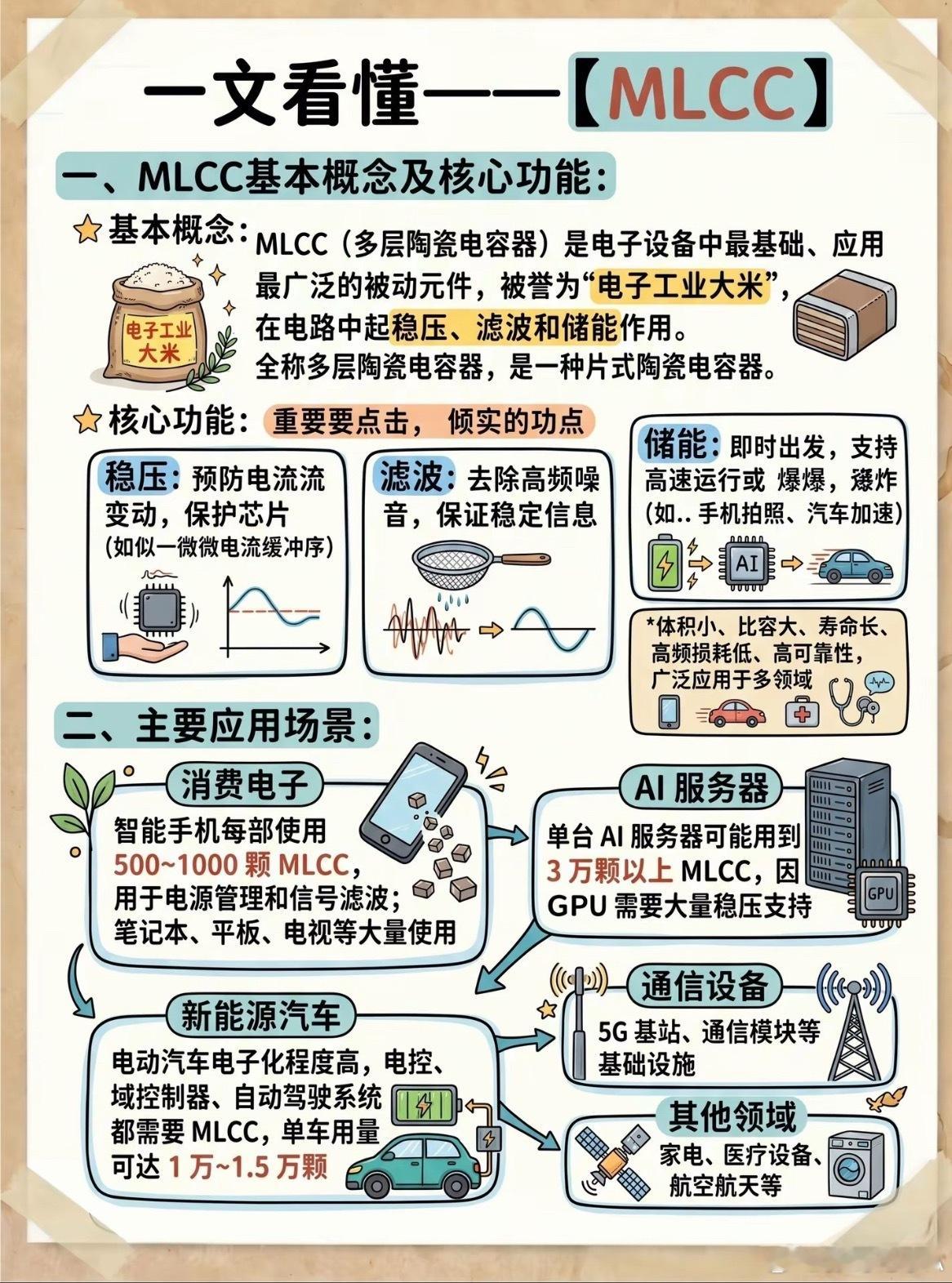 MLCC+PCB双布局10家稀缺企业结合AI算力带动行业景气，以下10家企业同时