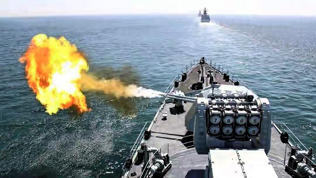 为威武之师点赞，为强大祖国自豪！三天三夜，炮声隆隆！解放军在黄海海域的连续实