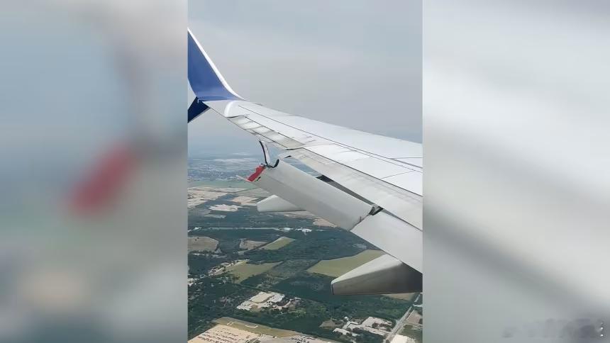 【达美航空737客机部分机翼在飞行过程中折断】（CNN）美国联邦航空管理局正