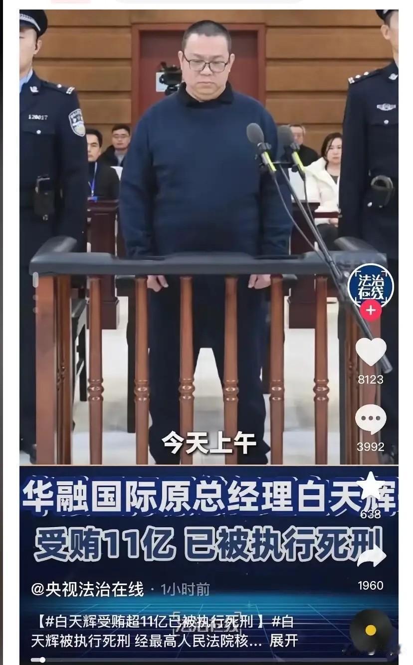 11亿赃款全造在奢享上，白天辉的挥霍根本藏不住人性的贪婪底色！手握金融重权