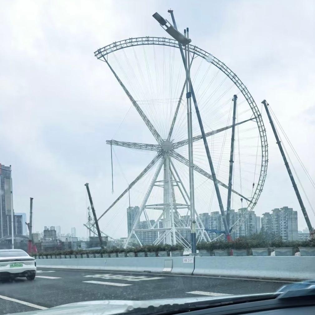 上海锦江乐园摩天轮拆了[哭哭]​​​