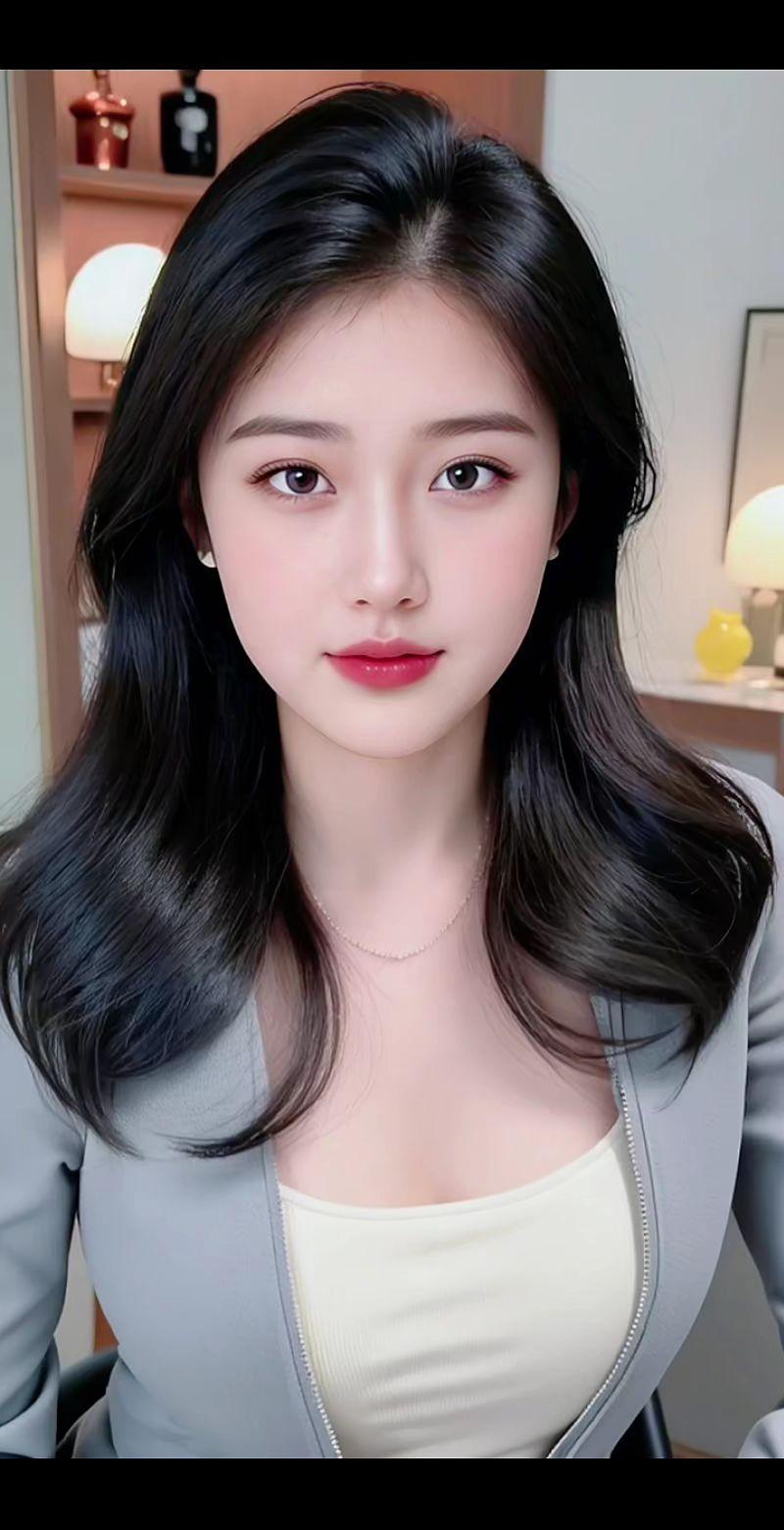 清纯甜美简约穿搭耐看型小姐姐