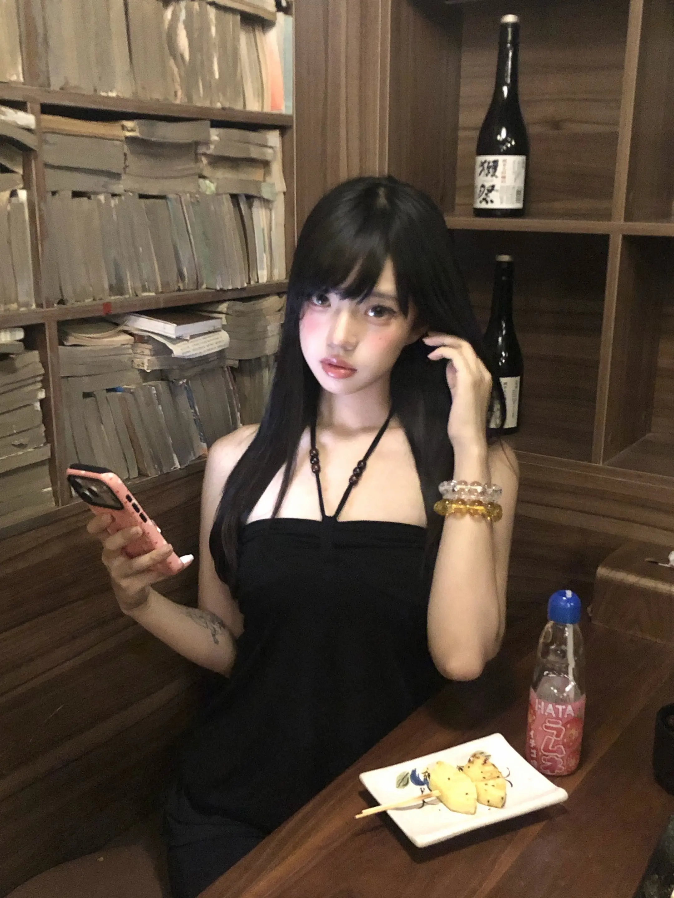 日料店拍照好有氛围感。