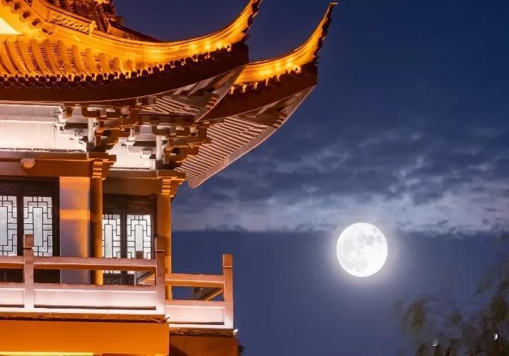 分享你手机里最美最圆的月亮