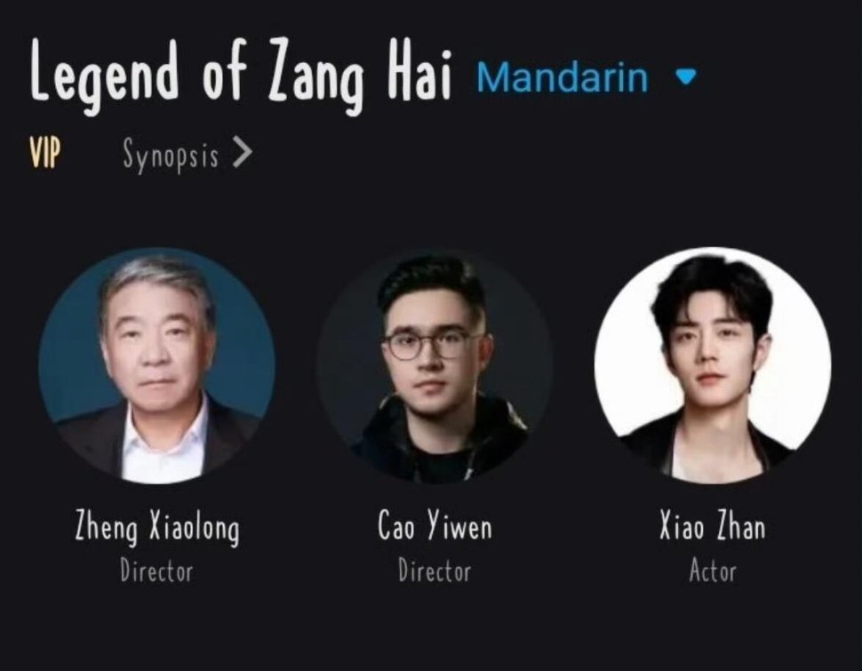 肖战藏海传世首帅头像旁边那混血帅哥是谁？瘦的重要性....不过藏海传爆了，曹