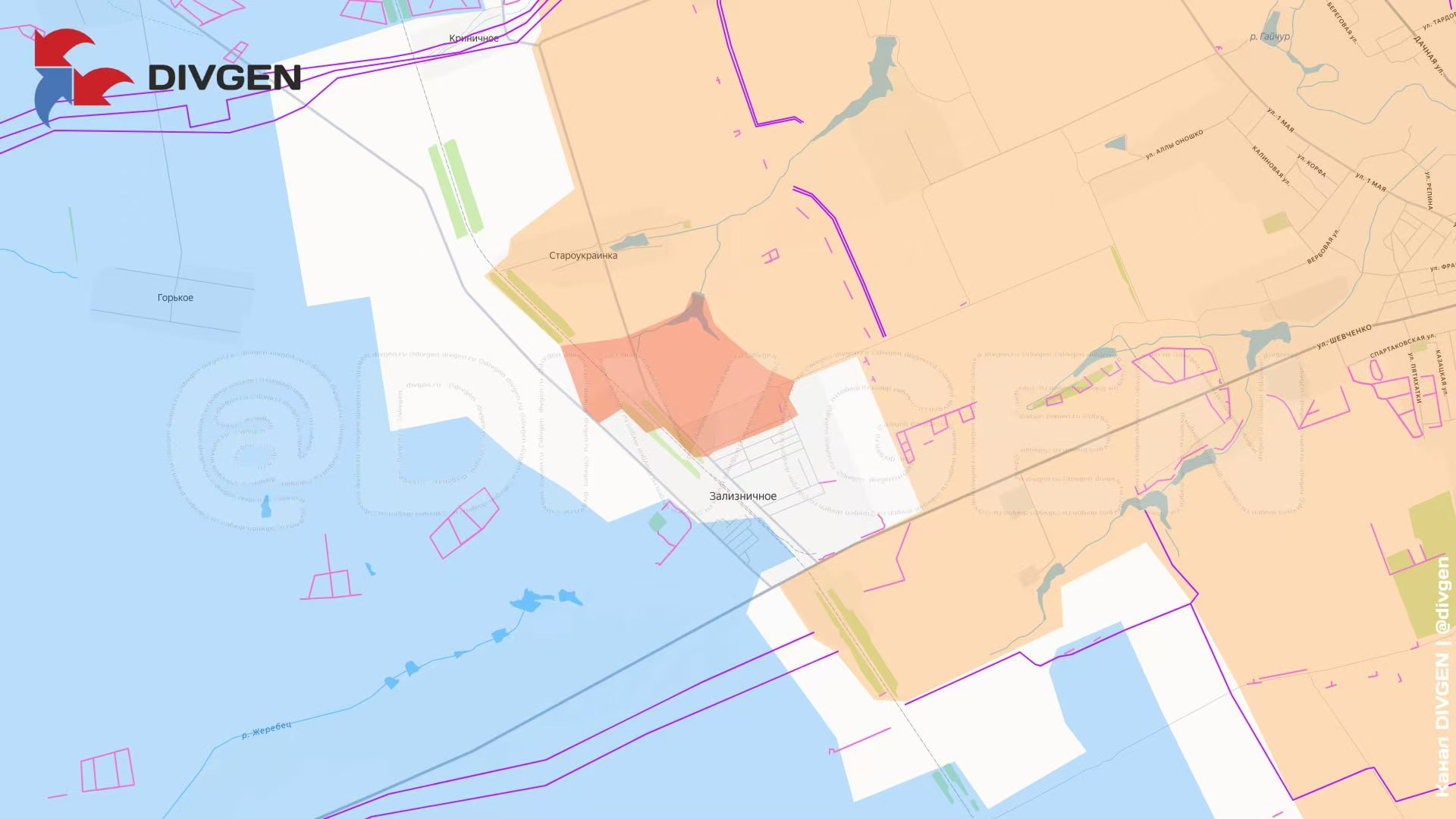  扎波罗热州胡里艾伯勒地区，俄军东部集群杀入了西部扎利兹尼奇涅的北部，乌军在这个