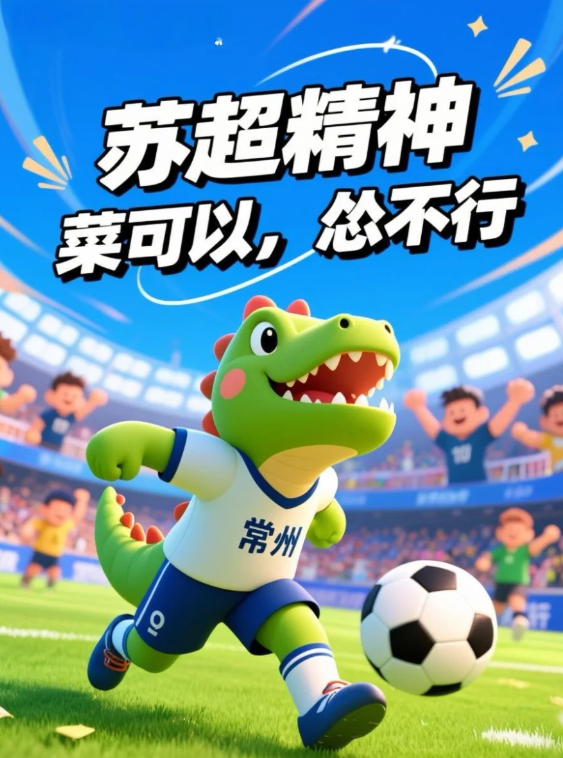苏超精神：菜可以，怂不行！最近的江苏顶流，必须是“苏超”。.作为常州土著