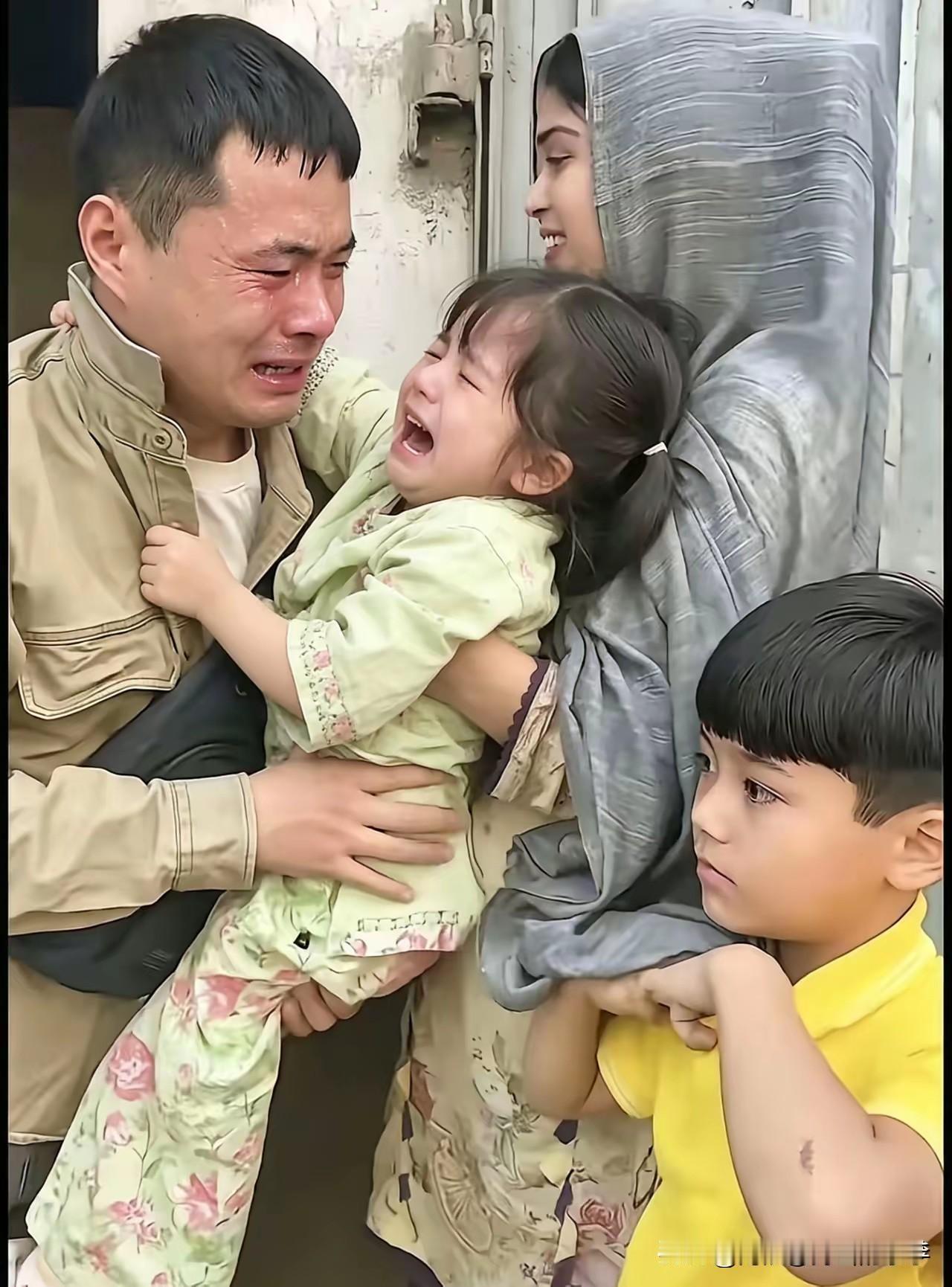 全网看哭！山东爸爸要回国，狠心丢下女儿，下一秒却让人瞬间破防​​真的看一次