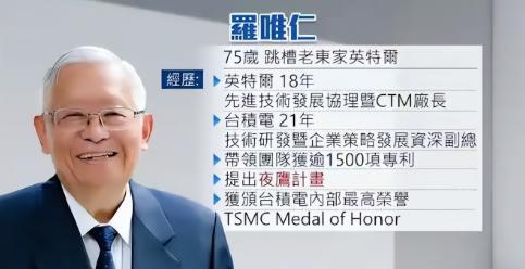 75岁台积电顶尖技术大佬，退休才三个月就成了美国的座上贵客？他前脚刚接过“技