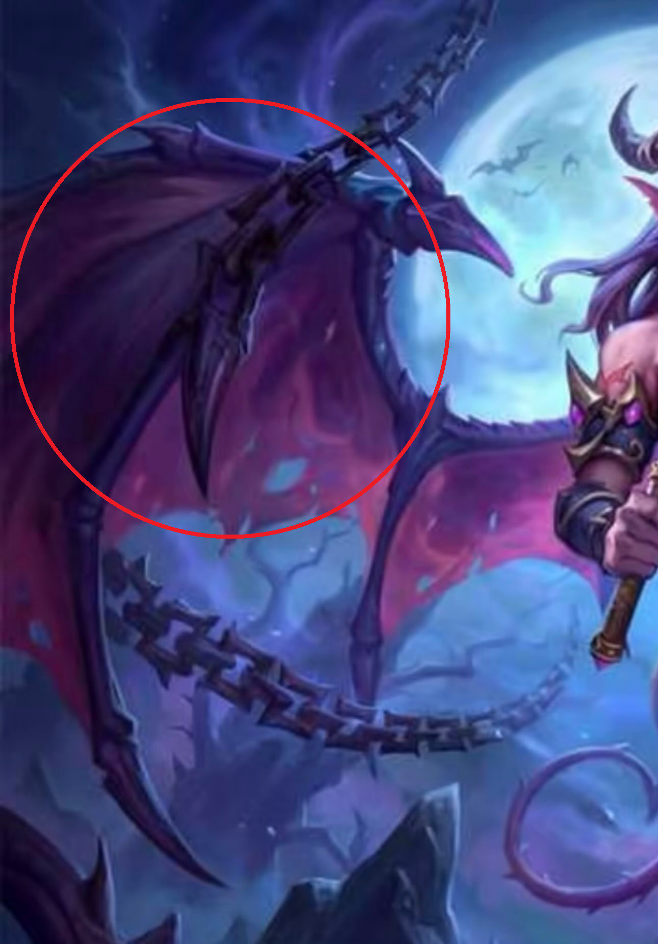 炉石传说术士的魅魔烧皮肤在外网也得到大量关注，首先是有画师质疑是AI画作，链条