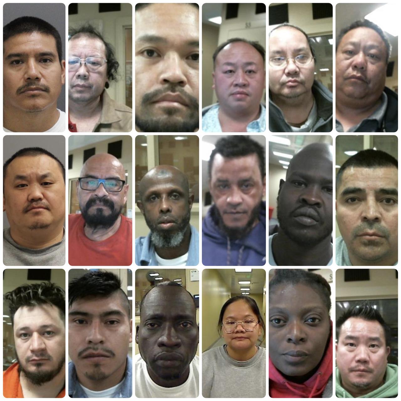 美国移民和海关执法局ICE向“福克斯”提供了一份被逮捕的非法移民清单。这些人大都