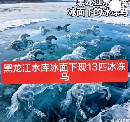 冰下13匹冻马之殇！七旬养殖户痛失30万，放养+无保险双重困境引深思