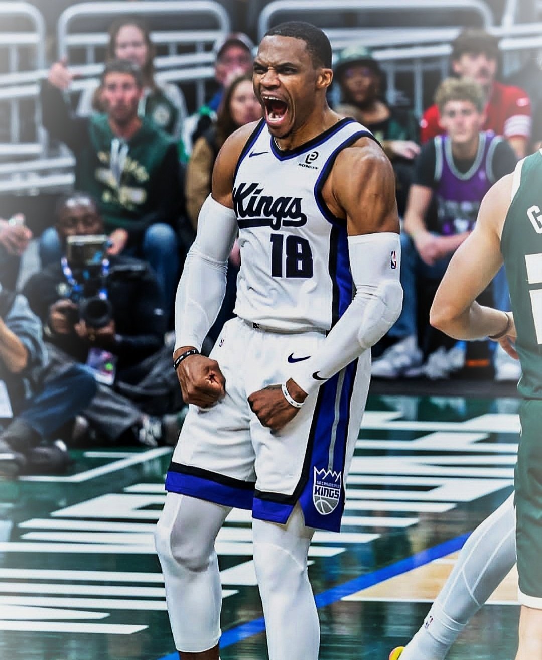 威少近5场场均16.8分6.8篮板6助攻1.8抢断，三分命中率41.4%，并且本