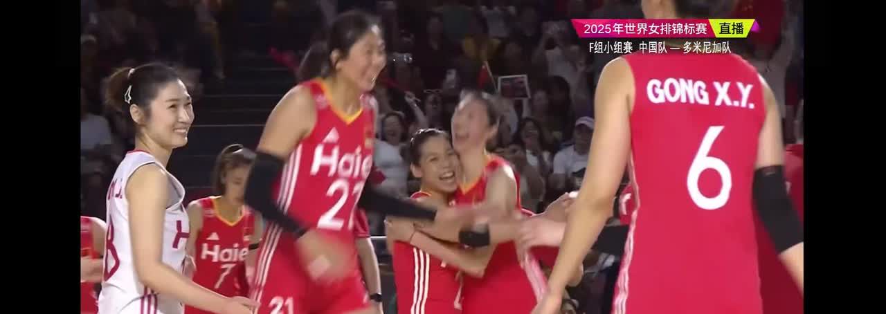 中国队拦网13-6领先，全员拦网都有得分王媛媛5拦，7失误，10撑起