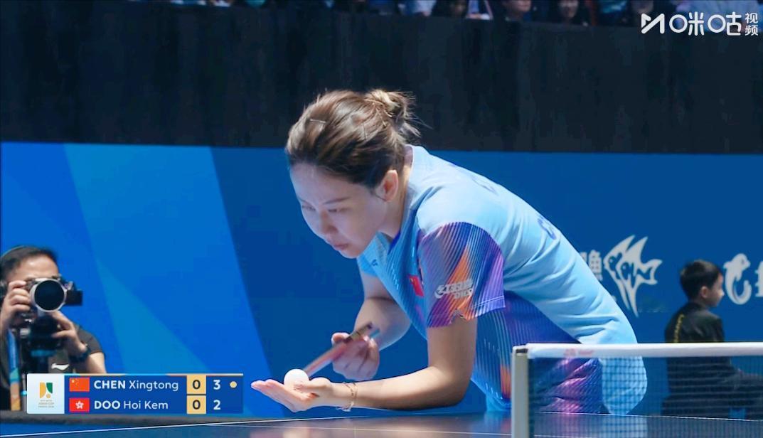 陈幸同要被爆冷吗？今天杜凯琹正手打的真凶！由于杜凯琹与陈幸同十战全输，所