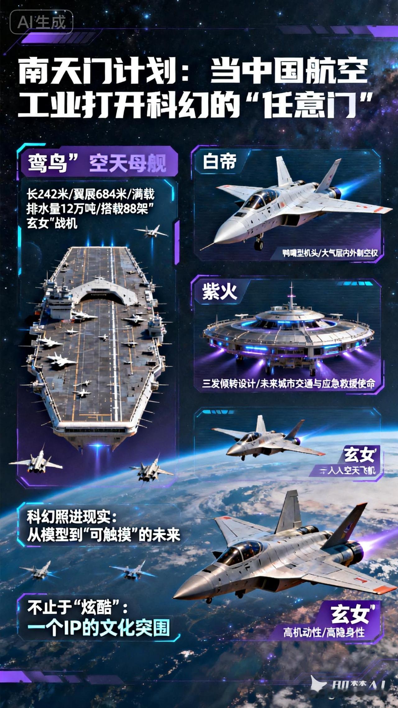 南天门计划：当中国航空工业打开科幻的“任意门”在2026年新春之际，“南天