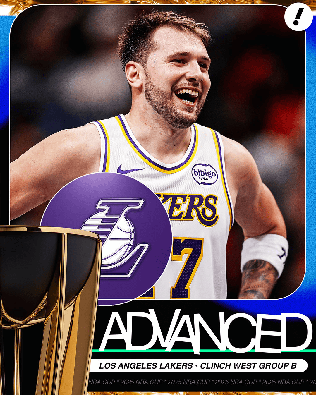 NBA杯西部B组形势: 湖人晋级, 快船第二, 独行侠、鹈鹕淘汰