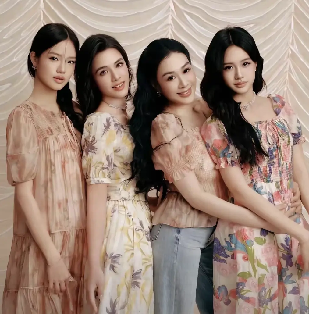 钟丽缇三个女儿，哪个最好看？