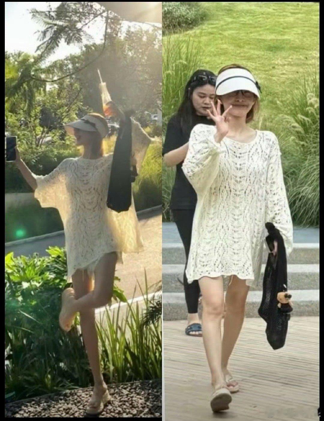 赵露思这是精修和生图的差别吗？