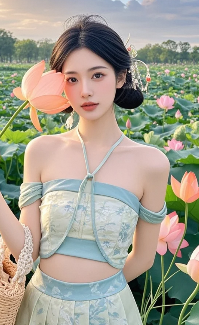 荷塘边的绝美瞬间，美到让人想哭