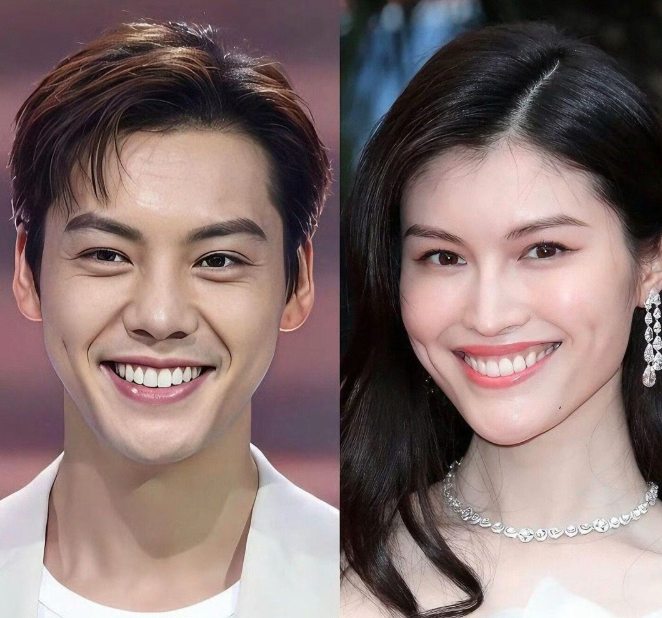 有网友拍到陈伟霆和何穗一起外出的画面。两人穿着同款黑色羽绒服，都戴着帽子，何穗