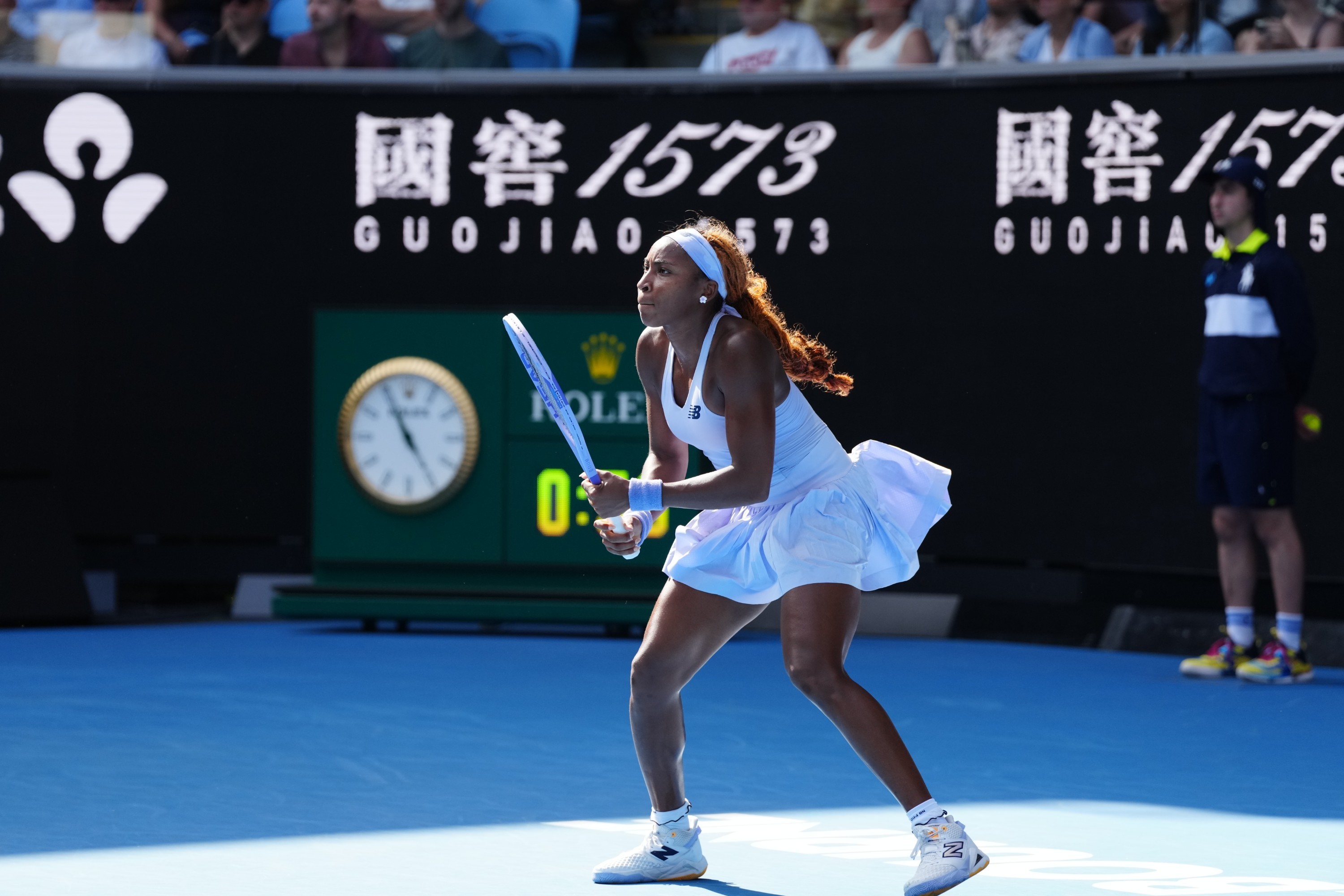 高芙进澳网8强高芙连续三年进澳网八强2026澳网女单第四轮，开场5-0领先的